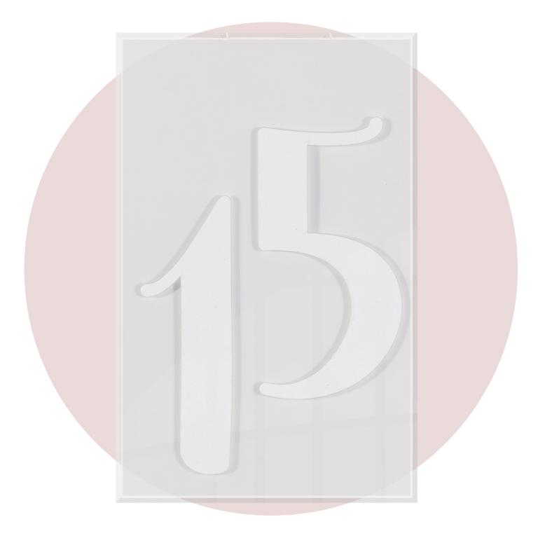 Immagine prodotto: Segnatavolo in plexiglass set ricevimento matrimonio cod. FFP M 0002